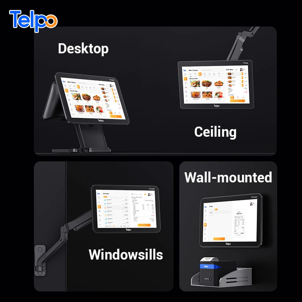 Android/Windows Cheap Supermarket Dual Screen Quad core Point of Sale hardware machine Cash Register