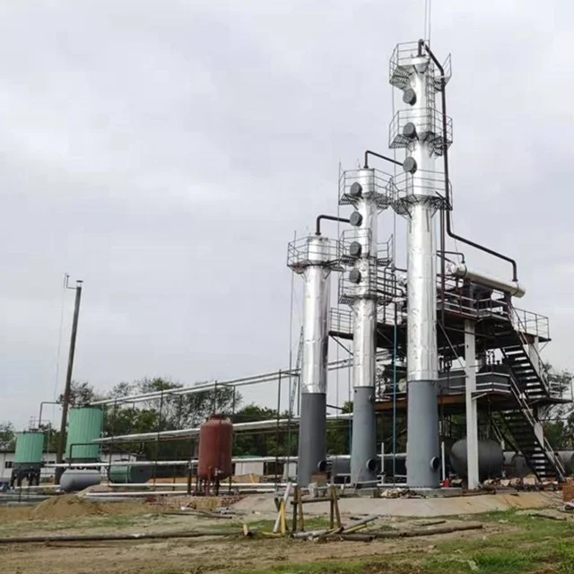 5-10Tons/day continuous mini refinery from crude oil to diesel oil