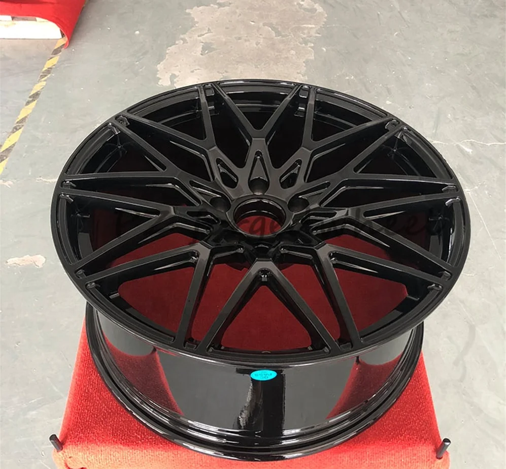 passenger car wheels 18 19 inch gloss black Alloy wheels rim