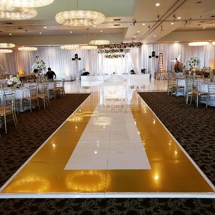 Wholesale portable outdoor wooden white wedding dance floor for events