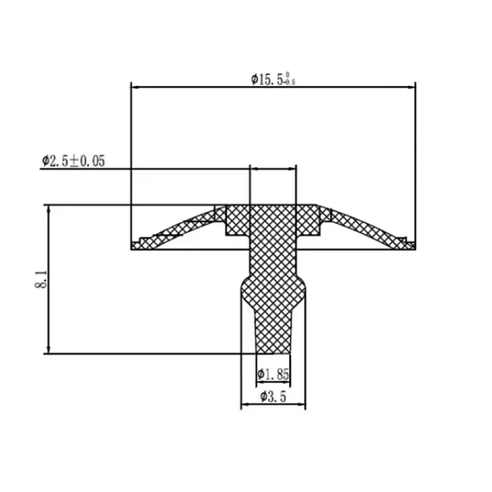 silicone rubber Micro Air  one Two Way Needle Valve Rubber Flap umbrella Valve core Non-Return check Valve price