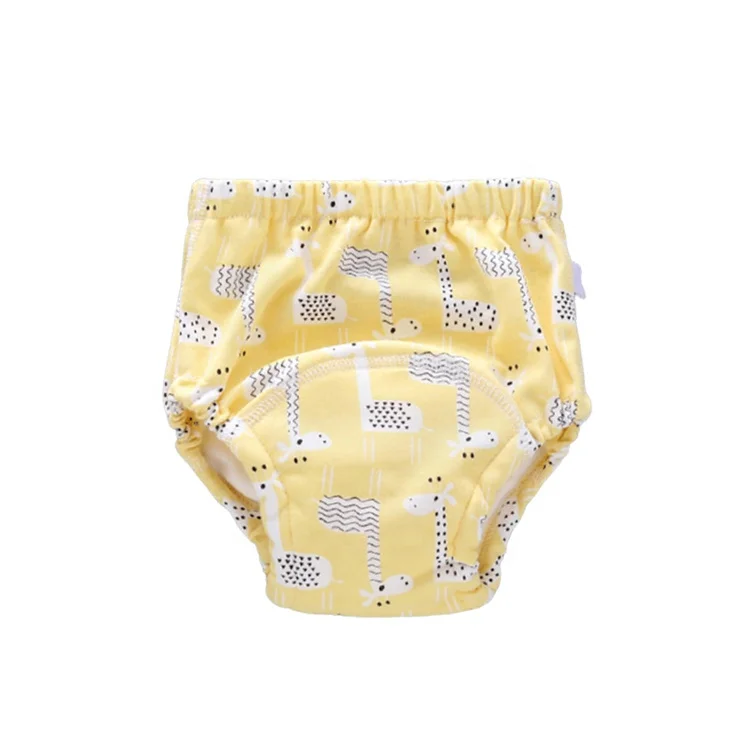 Waterproof Reusable Diapers Cotton Children Cloth Nappies Training Pants Infant Washable Baby Diaper