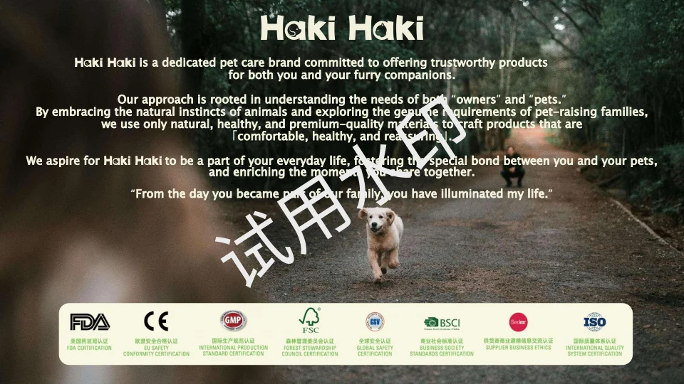 Haki Haki Pet Wipes for Dogs Alcohol Free Fragrance Hypoallergenic Cleaning Disposable Custom OEM ODM Wholesale Pet Wet Wipes