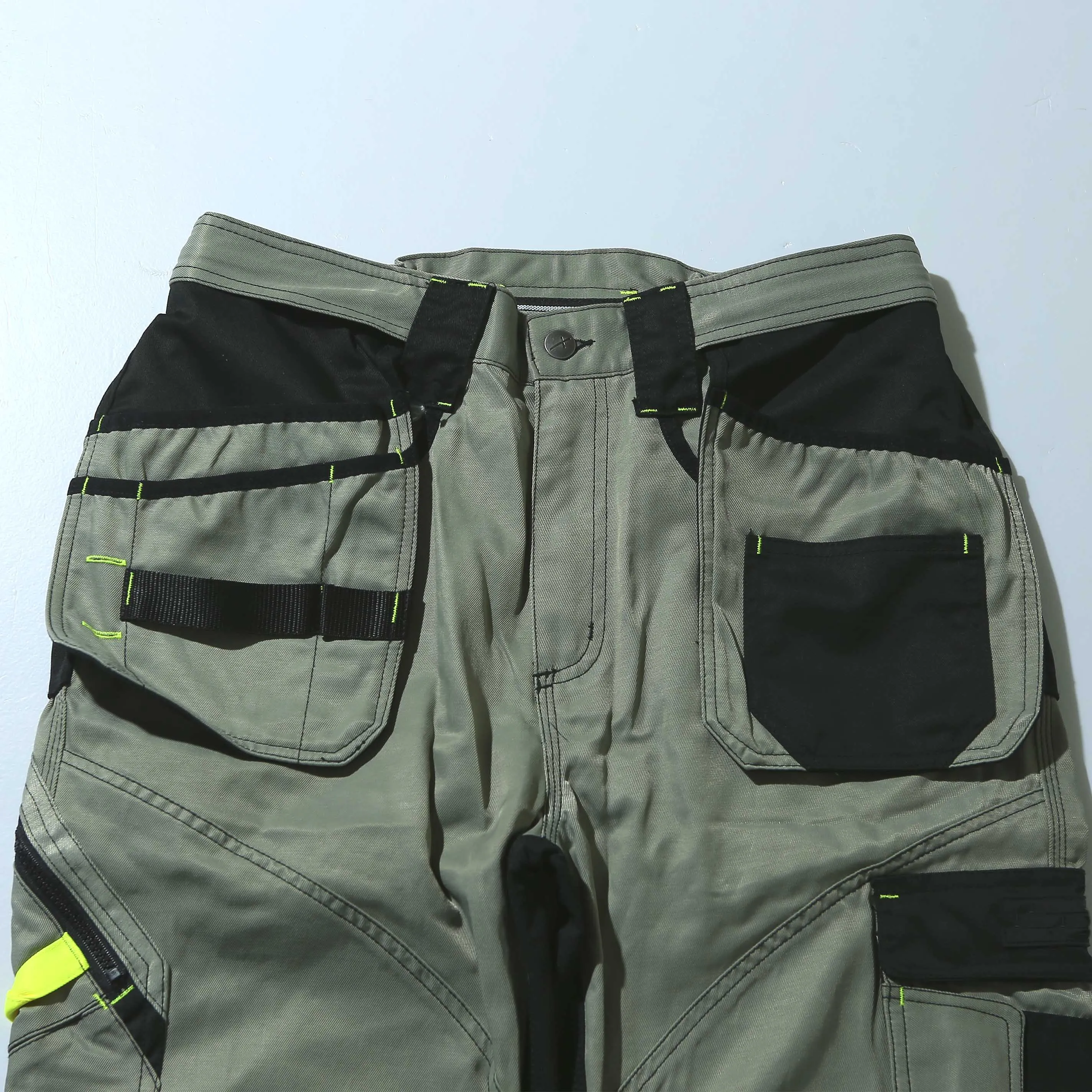 Wholesale Cheap Industrial Workwear Uniforms for Men Embossed Construction Coverall Cargo Work Pants