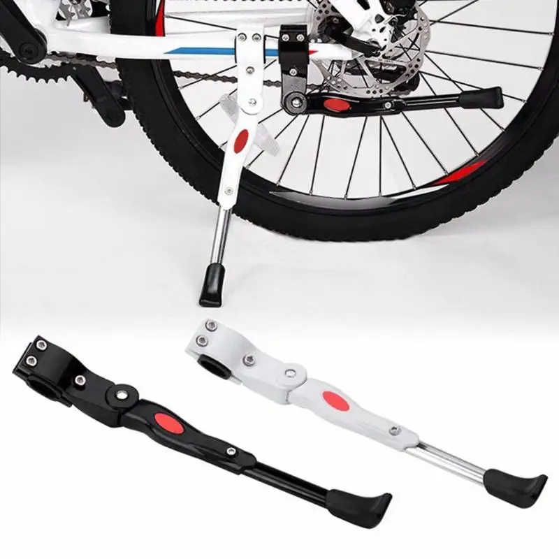 Adjustable MTB Road Mountain Bike Kick Stand Parking Rack Bicycle Support Side Foot Brace