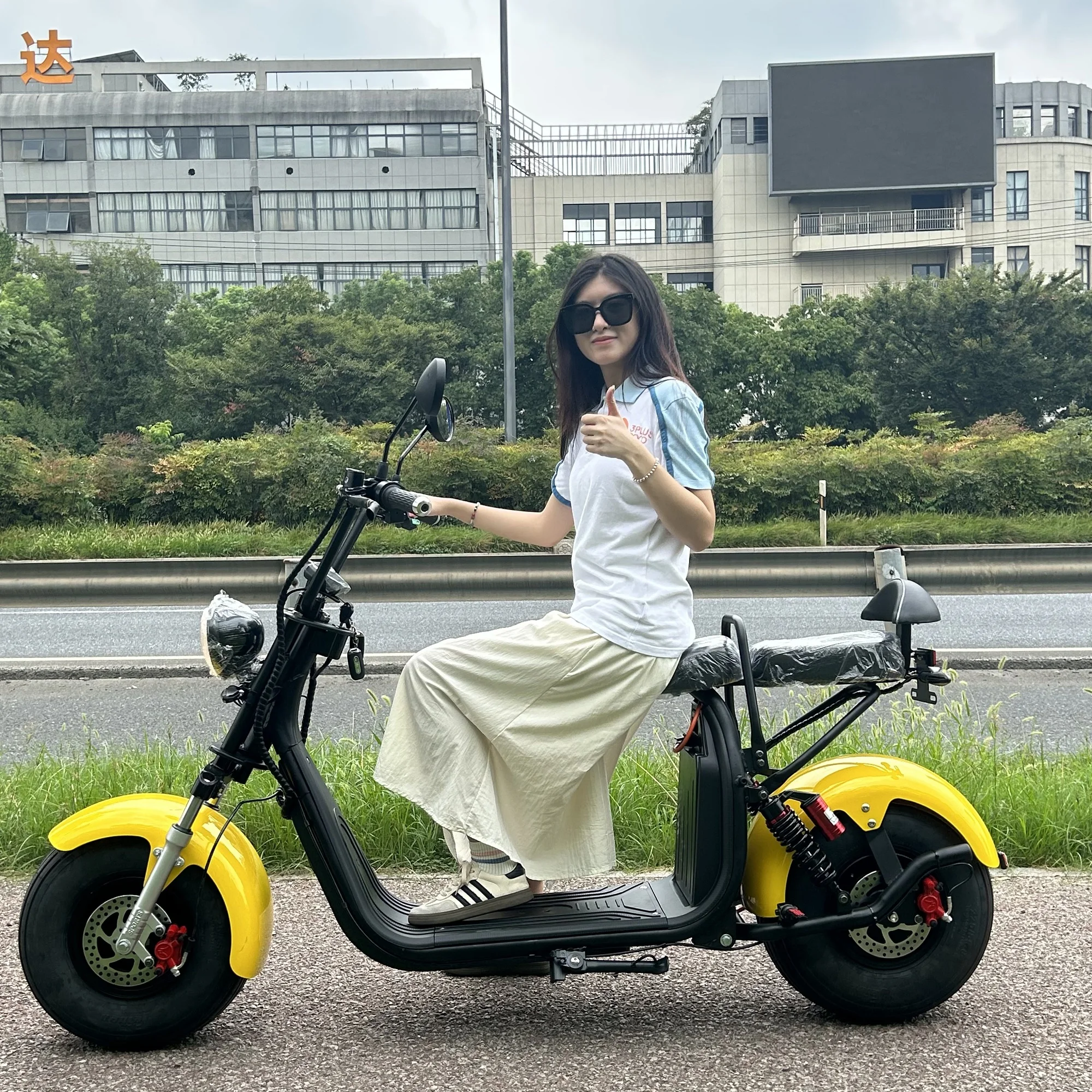 Best Selling 2000W Citycoco Scooter EEC COC 60V 12Ah 20Ah Battery LCD Display 8 10 Inch Tires Halogen LED Lights unisex