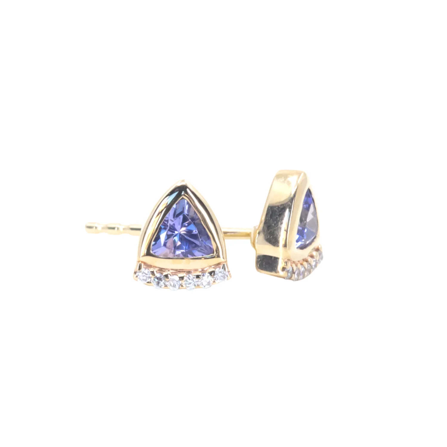 Laodun New Arrival S925 Stud Earring Minimalist Anniversary Luxury Pretty Customized CZ 18K Sterling Silver Earring