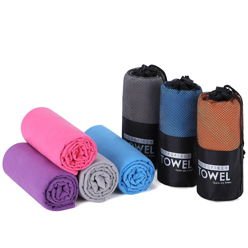 Absorbed sport towel microfibre, sport cooling towel factory for gym hiking swimming yoga