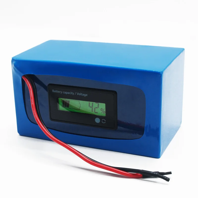 Lithium Ion 18650 Battery Pack 11.1V 10Ah 3s 10ah Li-ion BMS Rechargeable Batteries Battery With Monitor