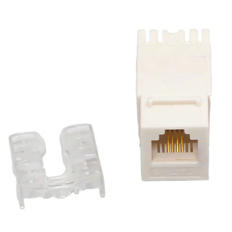 Hot Sell 90 Degree Toolless Cat3 RJ11 telephone adapter