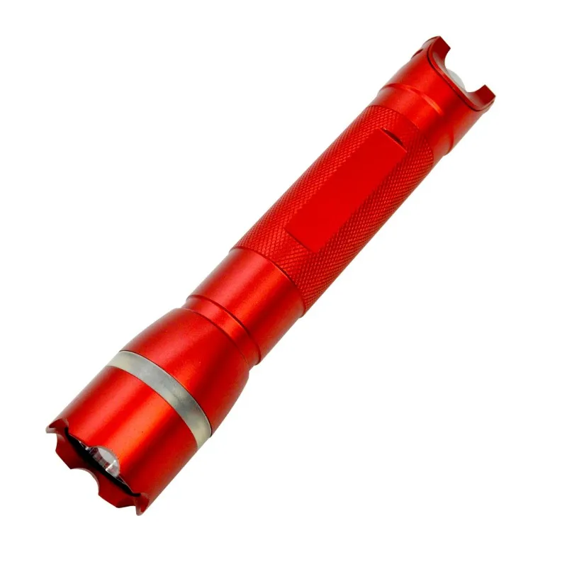 High-Power Outdoor Multifunctional LED Flashlight Whistle Red Light SOS High-Brightness-Waterproof Aluminum Alloy Rechargeable