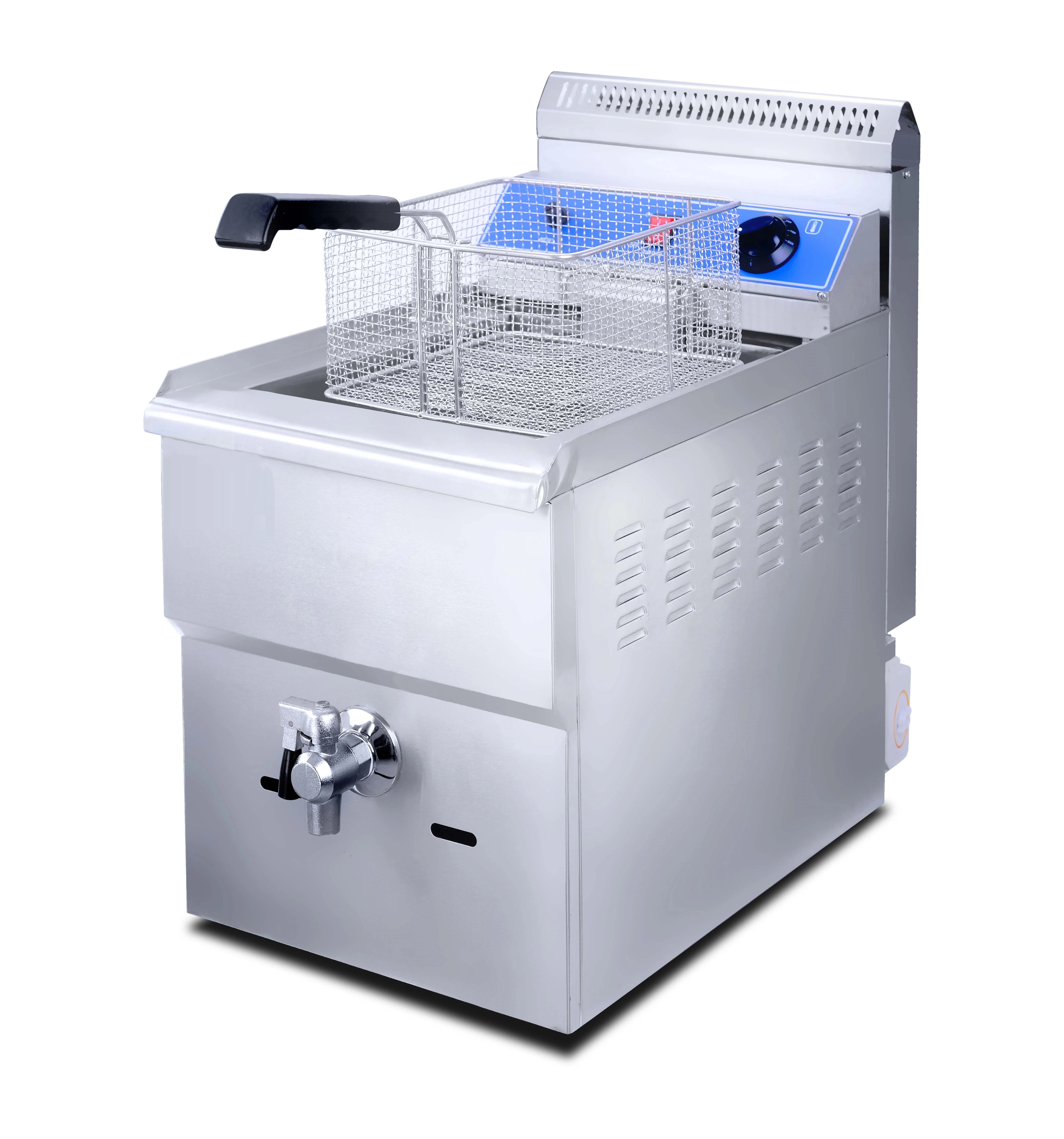 1 Tank 1 Basket Capacity 18L Power 5000 W/hr Model HGF-779 Gas Deep Fat Fryer Gas Fryer