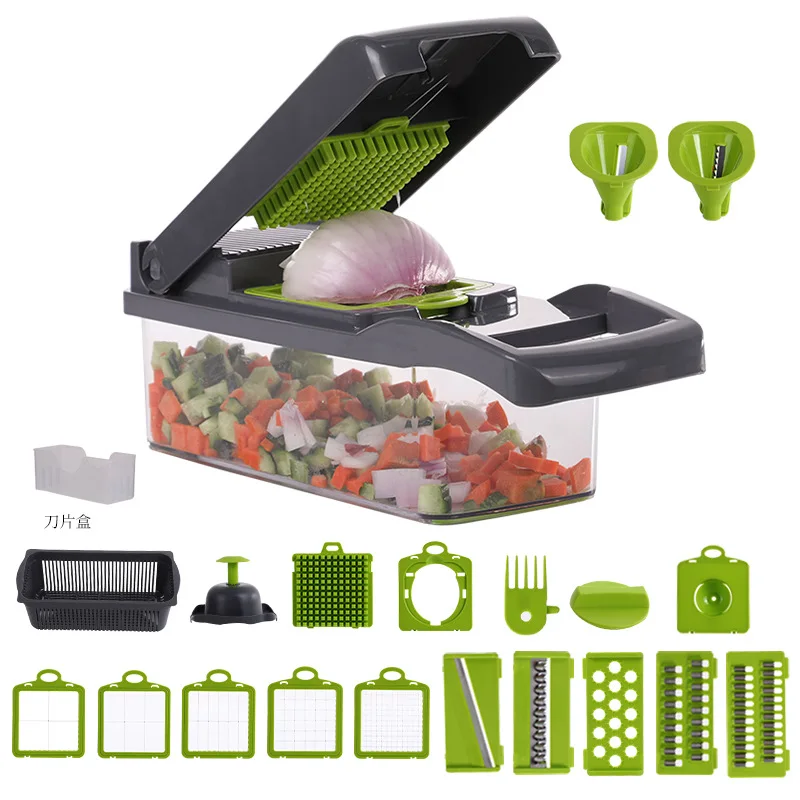 Cross-Border Hot Multi-Function Vegetable Chopper Kitchen Grater Household Multi-Purpose Vegetable Cutter Factory Wholesale