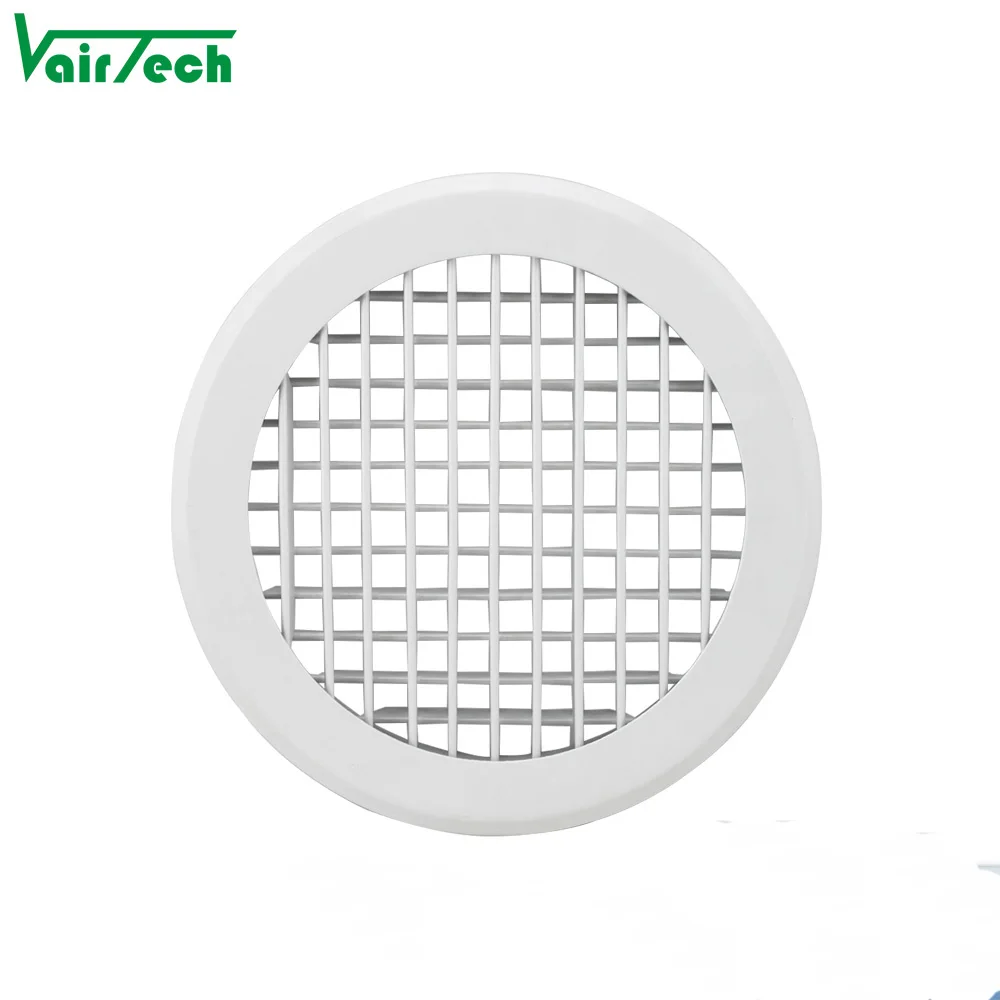 Ceiling air conditioner aluminum air vent round ventilation grilles