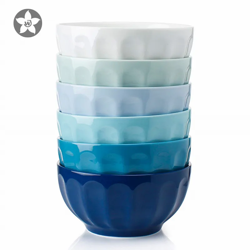 Лидер продаж Amazon, керамическая чаша, разноцветная керамическая чаша 5,5 дюйма