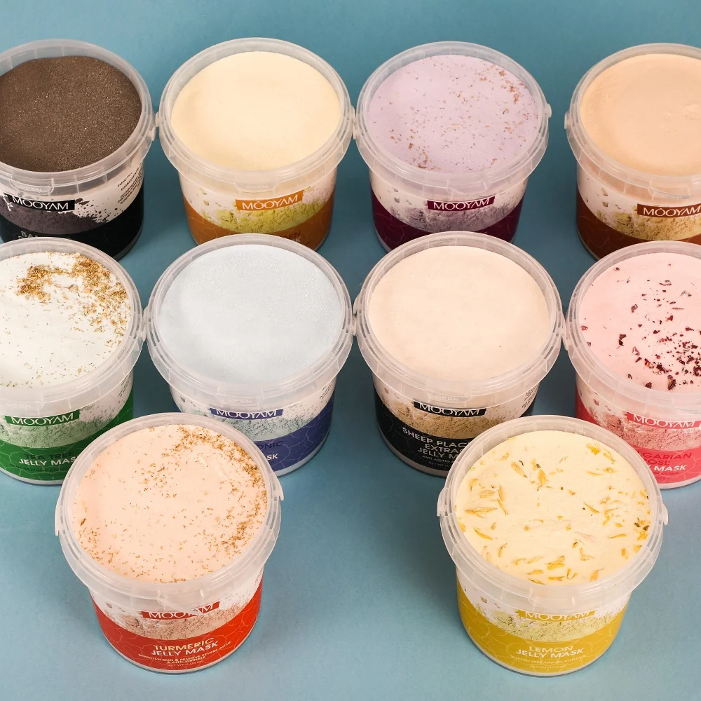 1L Skin Care Korea Gel Powder Face Mask,Natural Collagen Crystal Facial Mask,Anti Aging Hydro Jelly Mask Powder