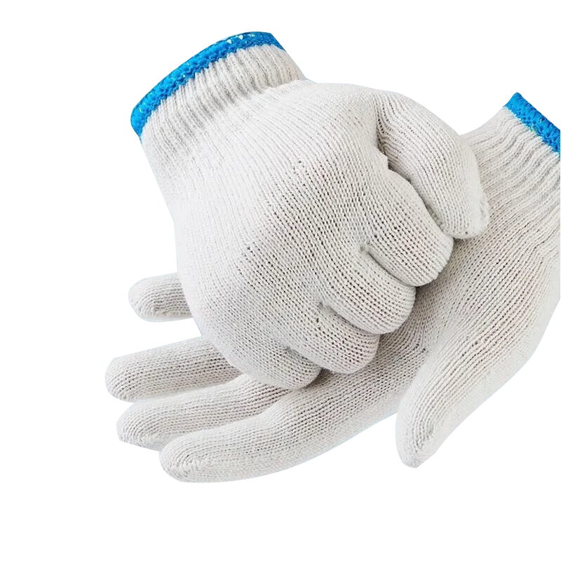 2024 new SDJL Factory Production, 7 Gauge/10 Gauge Knitted Cotton Gloves, Customer Customization