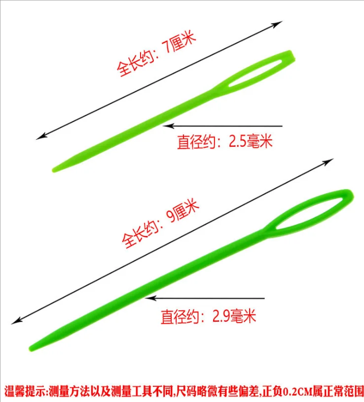 Large Eye Stitching Needles Plastic Loom Crocheting Hand Knitting Punch Needle Kit Felt Set DIY Tools Needlework Supplies