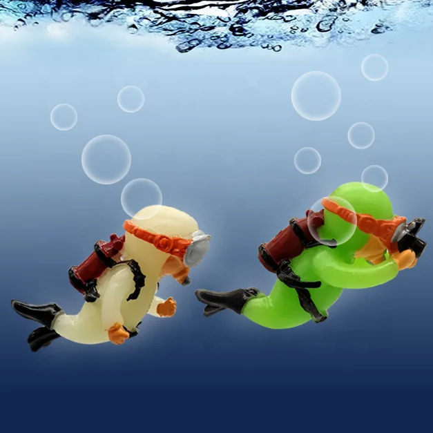 Fish Tank Blue Fatty Landscaping Small Ornaments Underwater World Small Floating Ball Aquarium Ornamental Decoration