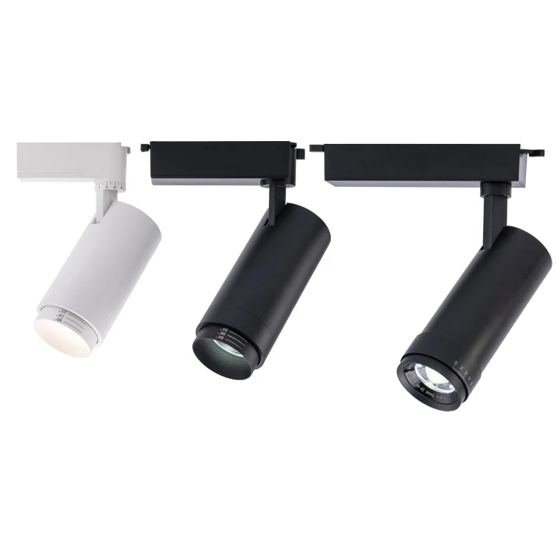 Open focus track light ceiling 10W-30W track spotlight adjustable Angle living room background office lighting
