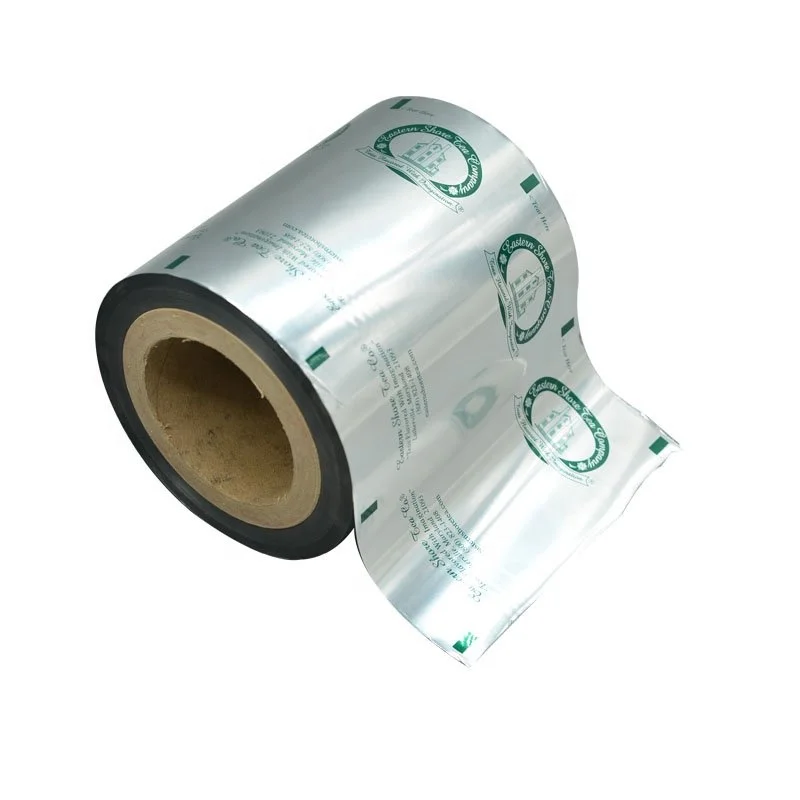 Popularly PrintPlastic Aluminum Foil Laminated Instant Matcha Tea Powder Stick Wrapper Automatic Sachet Packaging Roll Film