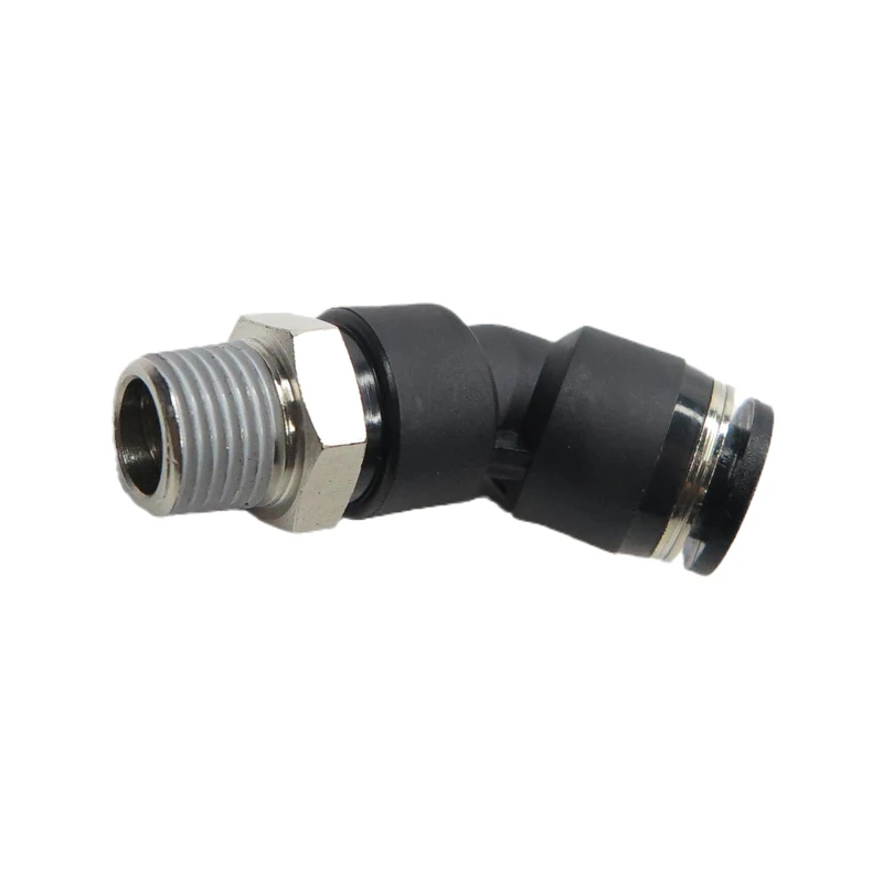PL 135 Fitting One Touch Angle Connect Pneumatic Plastic Air Push Fitting