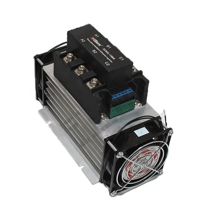 3-фазный 380 В SCR регулятор мощности контроллер 100A регулятор напряжения SSR твердотельное реле 0-10 В 4-20 мА