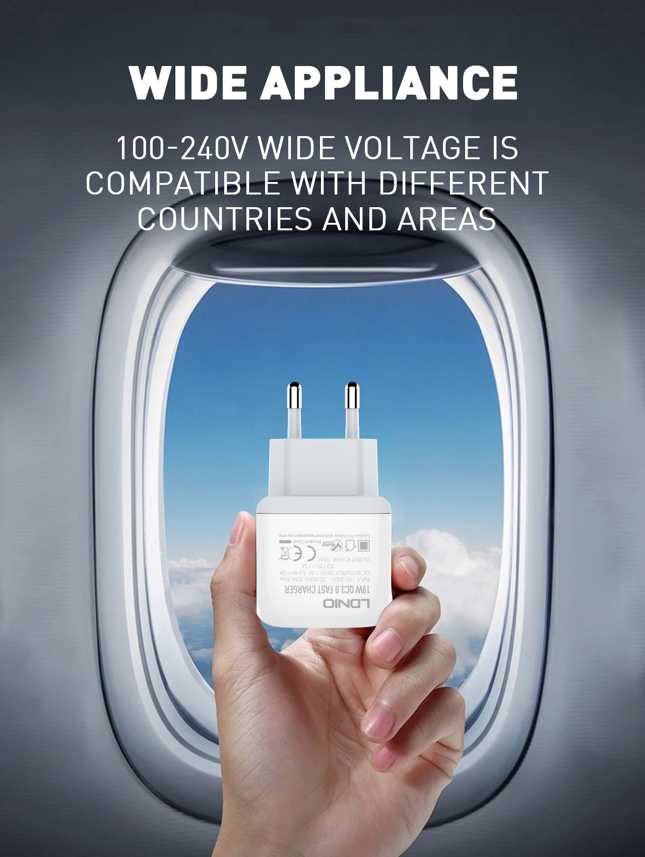 QC3.0 Fast Charging Wall chager 