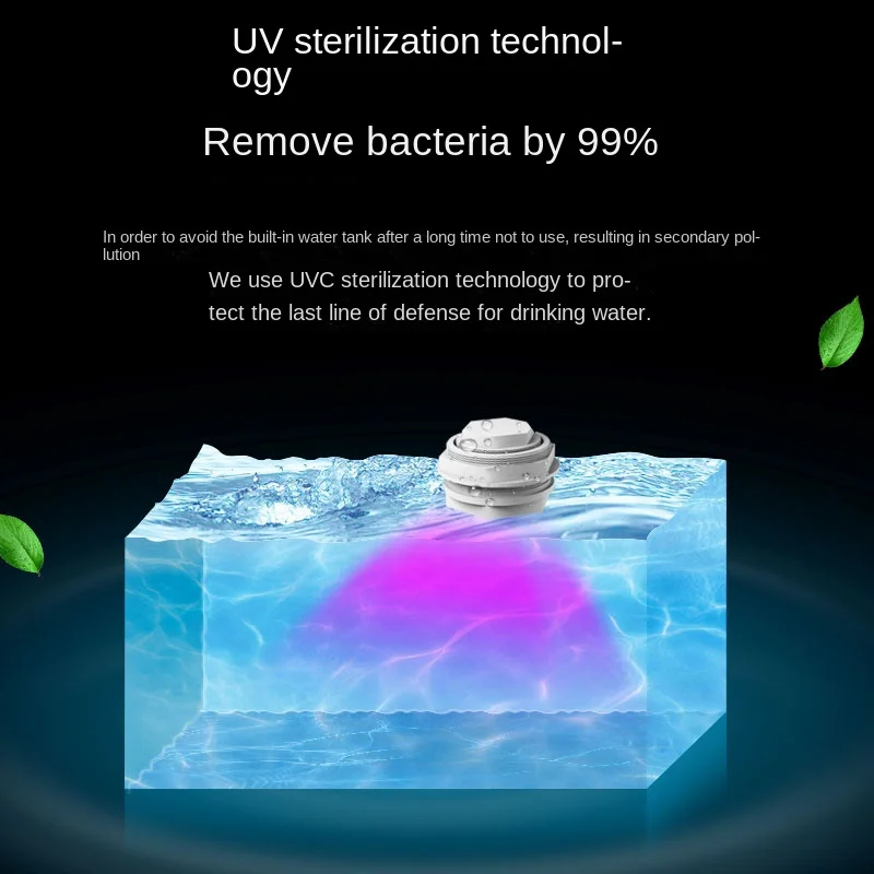 Countertop Hot&cold water dispenser RO water dispenser for home office hotel 75GPD