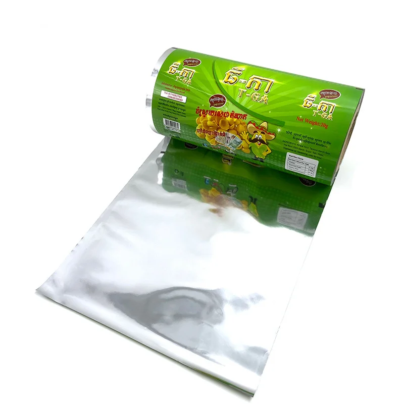 Custom Size High Quality Food Grade Aluminum Flexible Bopp Cpp Film Plastic Roll For Noodles Potato Chips Biscuit Packaging