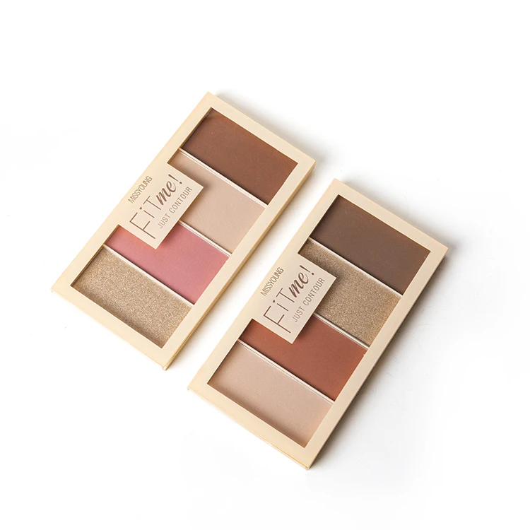  Highlighter Palette Makeup Contour Powder Matte Face Bronzer Make Up Pallete Cosmetics