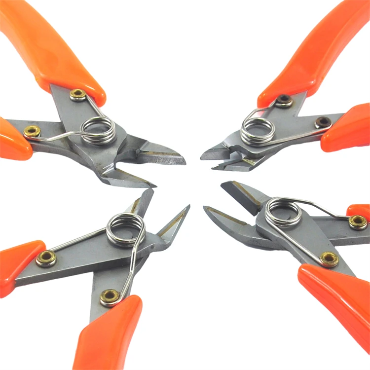 High Quality tungsten steel  Mini Electrical Cable Wire Cutters Side multitools pliers Diagonal pliers 6 inch multi tools pliers