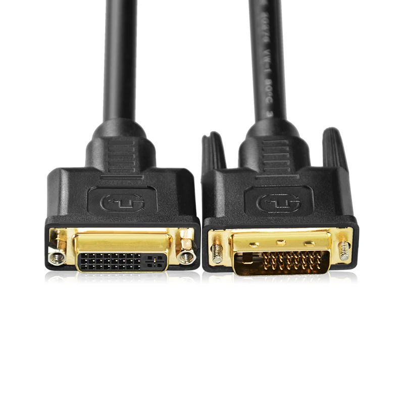 dual link DVI extension Cable 24+1 Male TO Female 60HZ  DVI-D M/F  video cable for computer TV 1080P@144hz