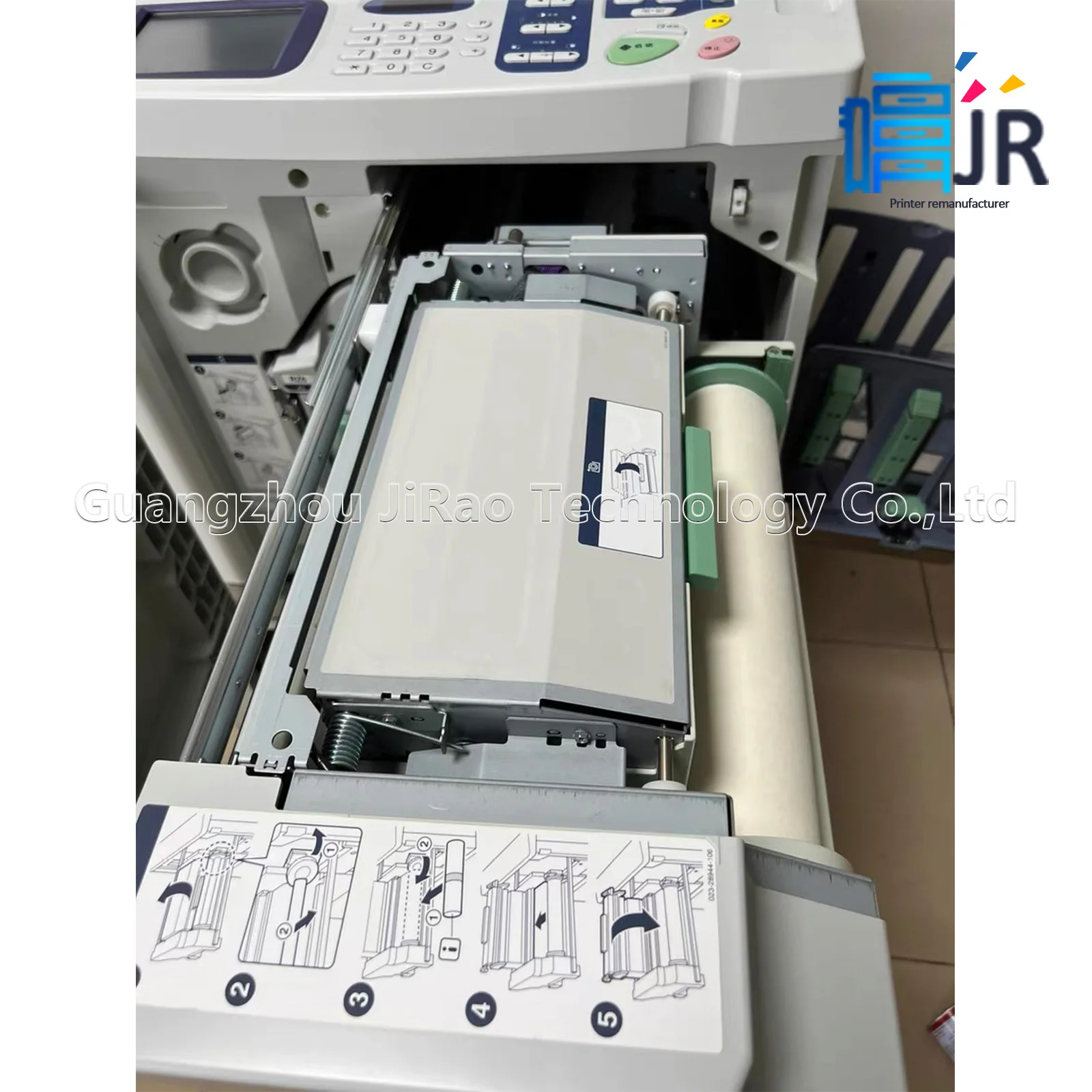 130 ppm High Speed Riso Printer Original Refurbished Photocopier A3 Risograph RZ670 For Printing Copy Machine