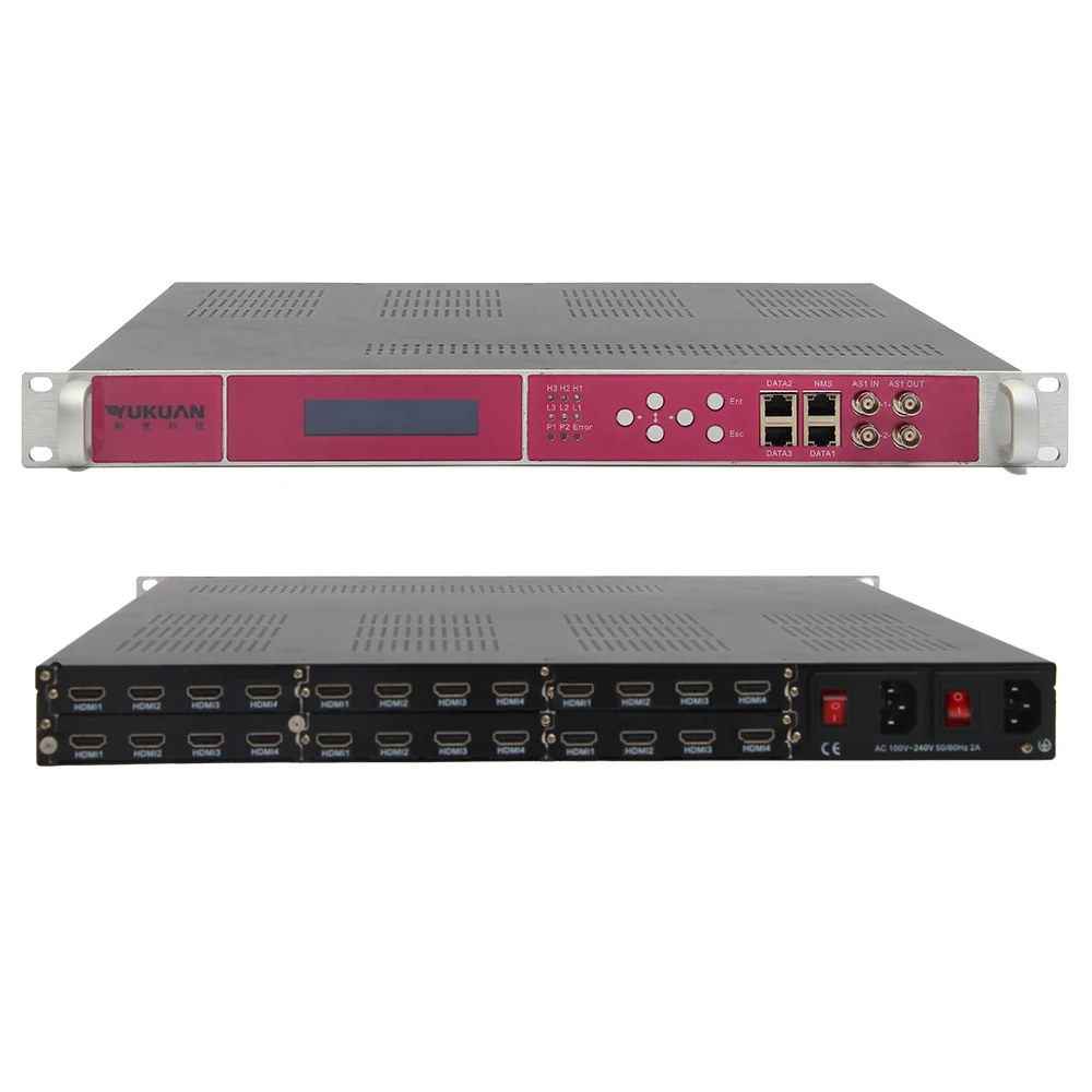 4 to 24 channels IPTV H.264 MPEG4 H.264 HD-MI 1080P Encoder