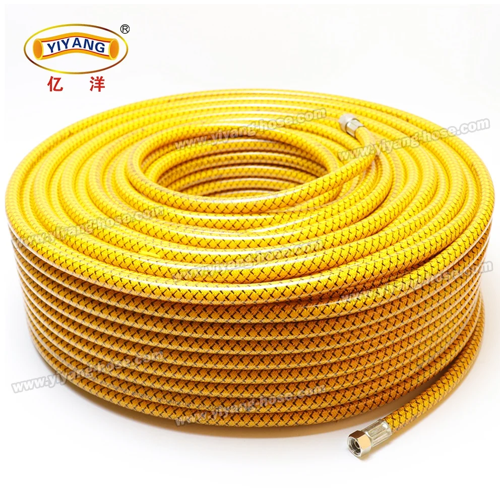 8.5mm high pressure pipe braided full woven power spray hose for irrigation flexible pvc agricultural tube for sprayer pump