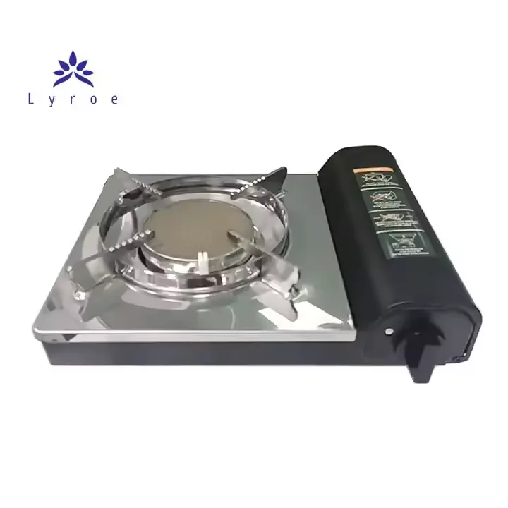 Lyroe Manufacturer Direct Square Outdoor Portable Small Burner Single Portable Gas Stove