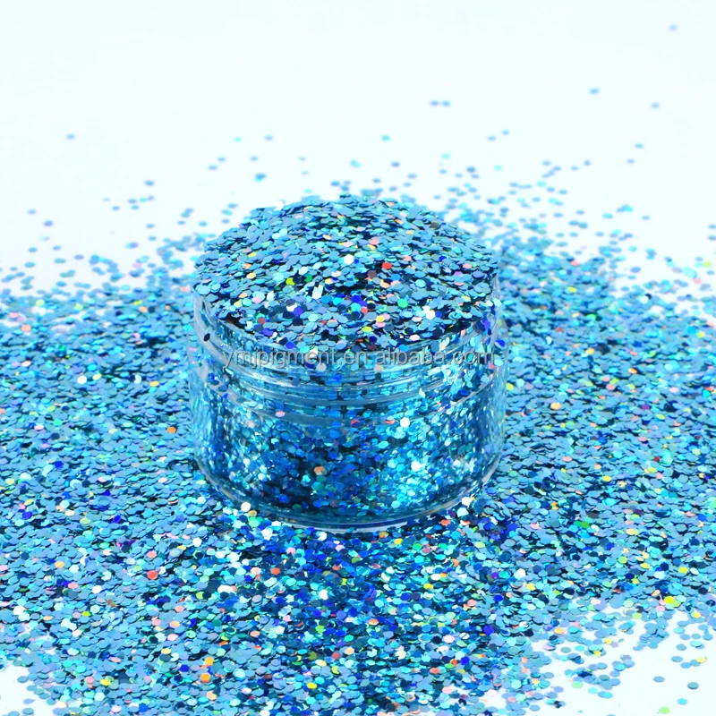 Wholesale Bulk High Sparkling Solvent Resistant Holographic Glitter Powder For Resin Craft Nail