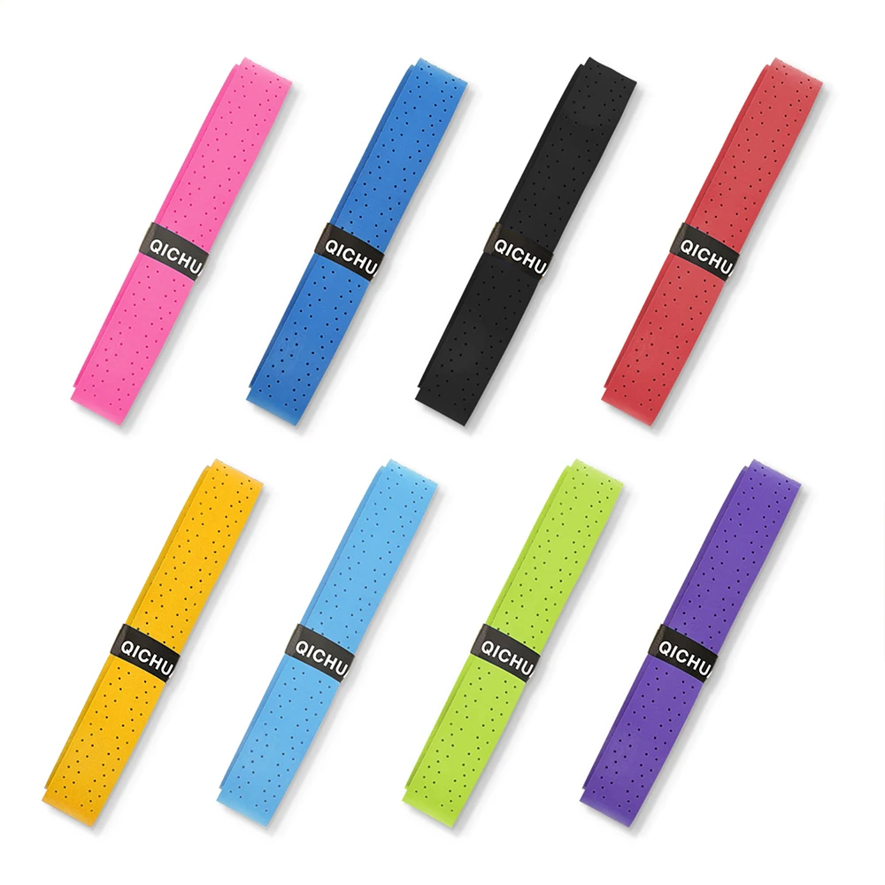 super absorbent grip anti slip perforated super absorbent overgrips tennis padel eva keel overgrip perforator tape