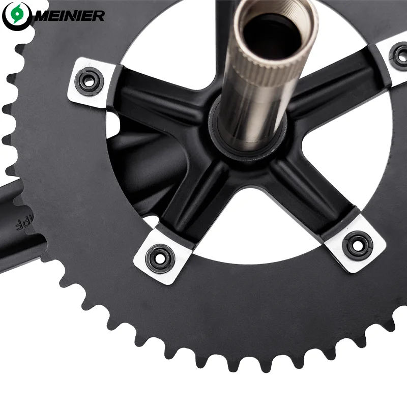 bicycle crank & chainwheel crank set bicycle Integrated CNC Hollow Crank Track Cycle Parts Single Speed Chainwheel