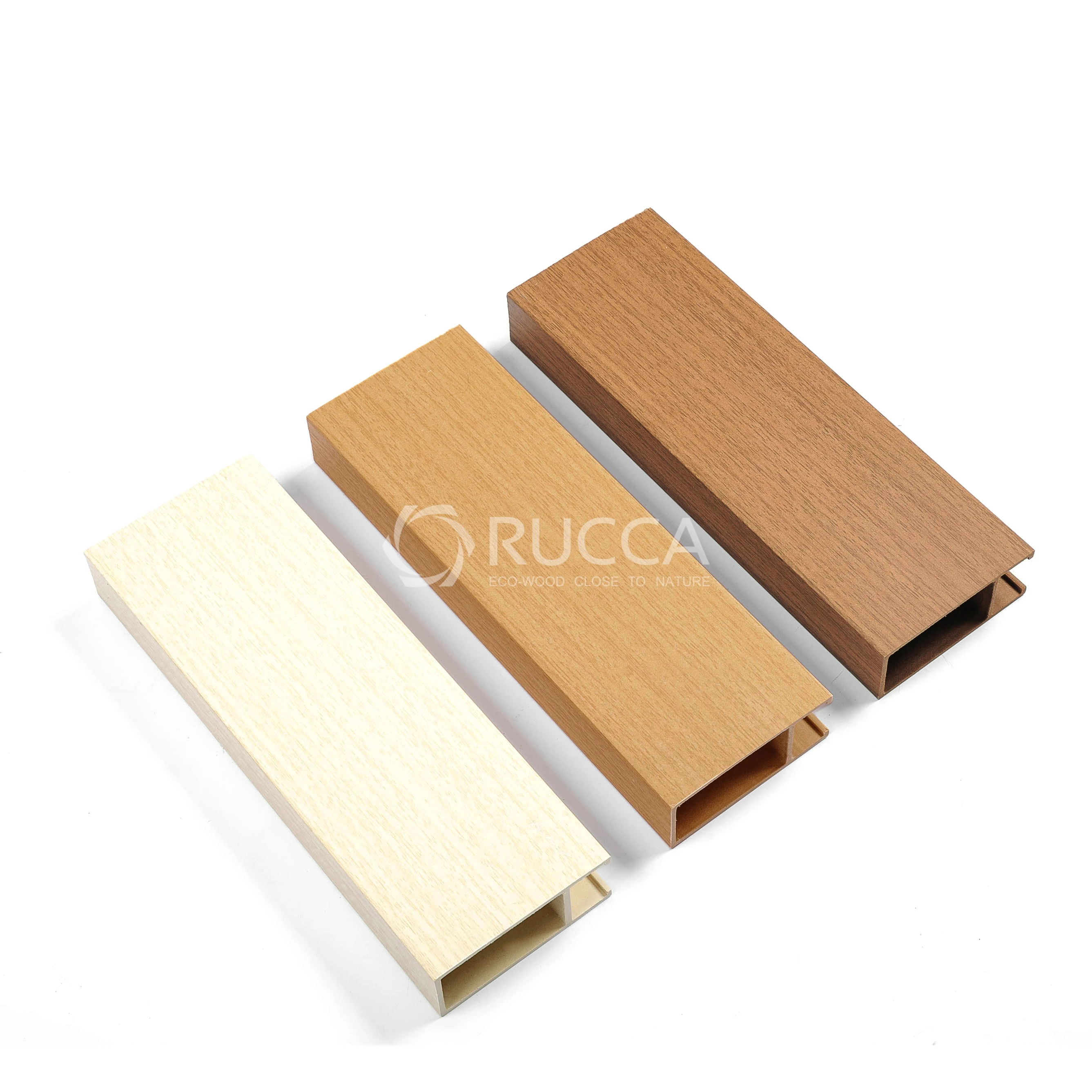 Wood Square Rucca WPC Ceiling Designs for Interior Decoration HOT !assembling Ceiling New WPC Material Foshan 40x100mm Wooden