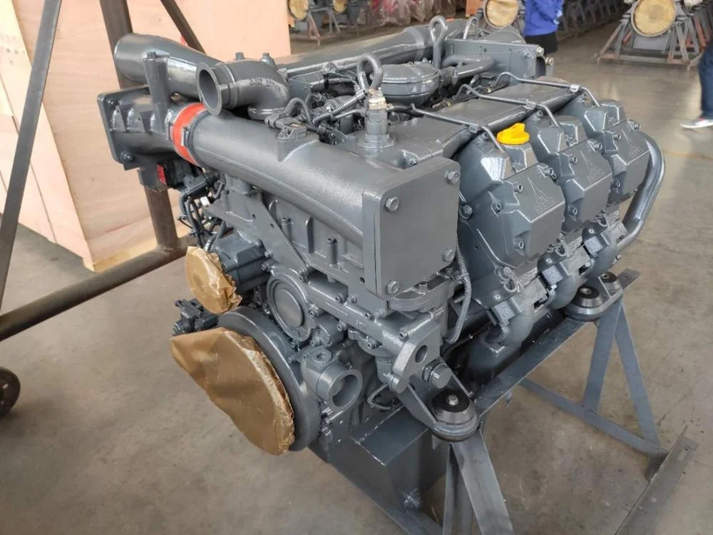  Горячая распродажа Deutz 6 цилиндров с водяным охлаждением турбонаддувом дизельный двигатель TCD 2015 V06 используется в строительной