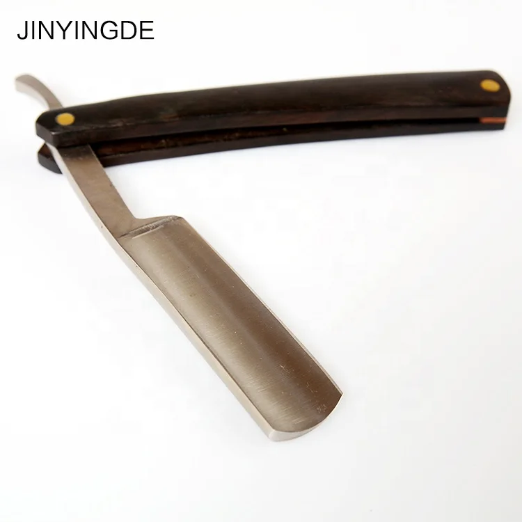 Private Label Mens Shaving  Wood Straight Razor
