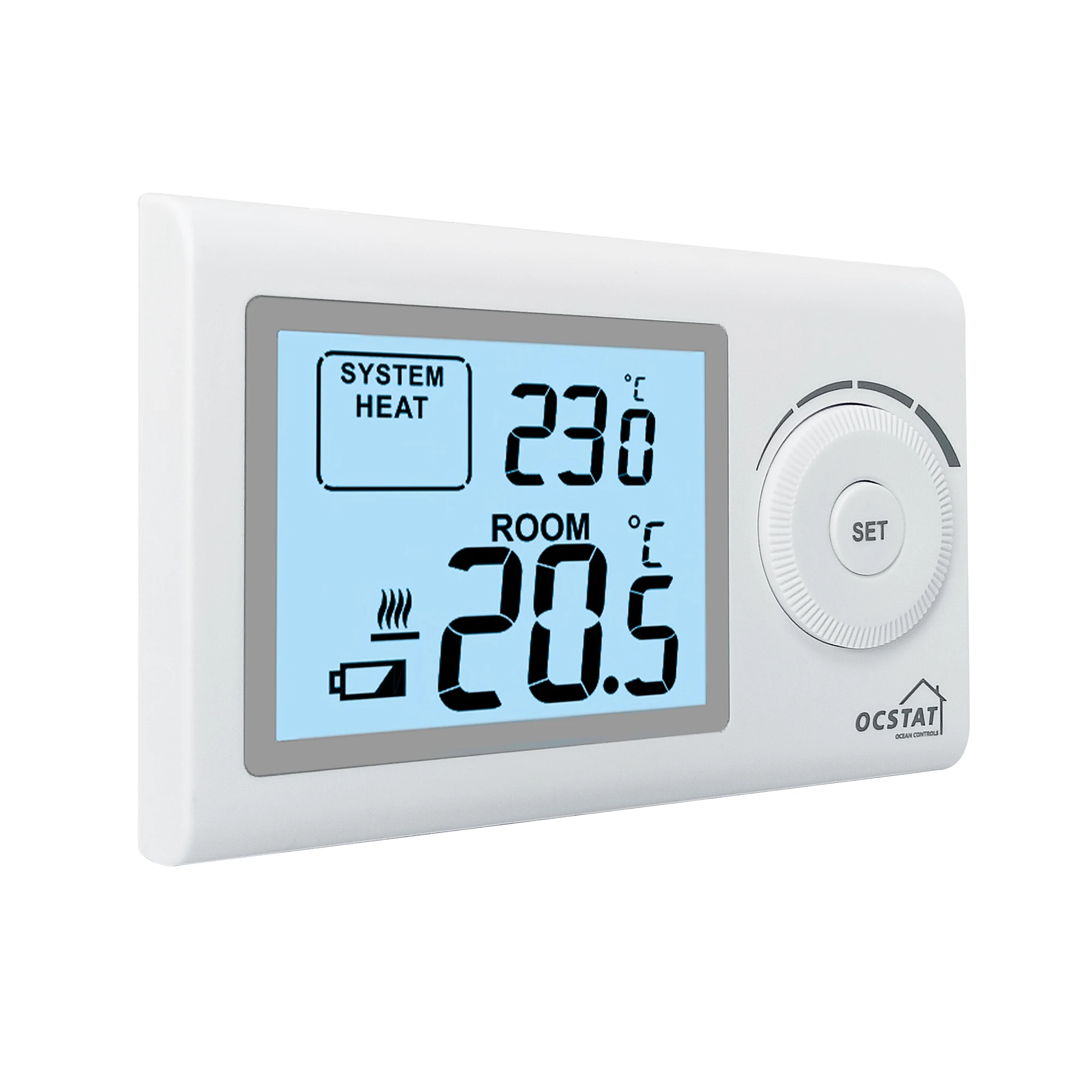 230V Non-Programmable Digital Boiler Heating Smart Wired Electronic Battery Thermostat For Home HCAC System