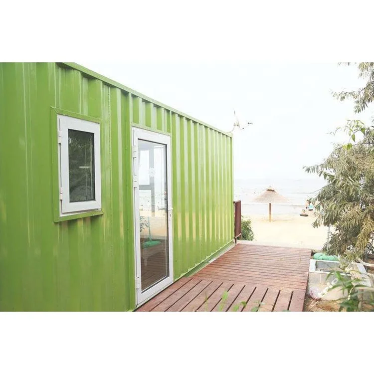 Low cost mobile 20ft living units container building living units with toilet