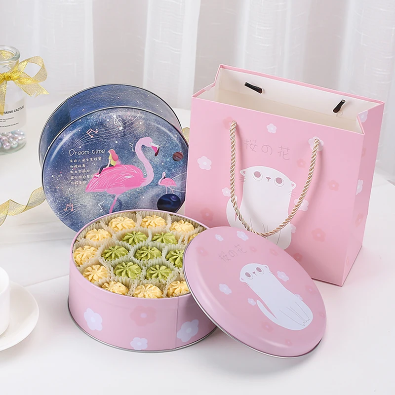 Cookie Tins Round Baking and Cake Tins for Easter, Special Occasion and Holidays
