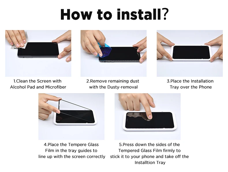 9H Full Cover Anti-Shock Silk Print Tempered Glass Film Matte Screen Protector For Iphone 12 Mini Series