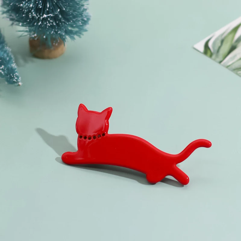 Factory custom designer cute cat hair clips accessories for little girls animals acrylic hair clips vendors hair clip pin