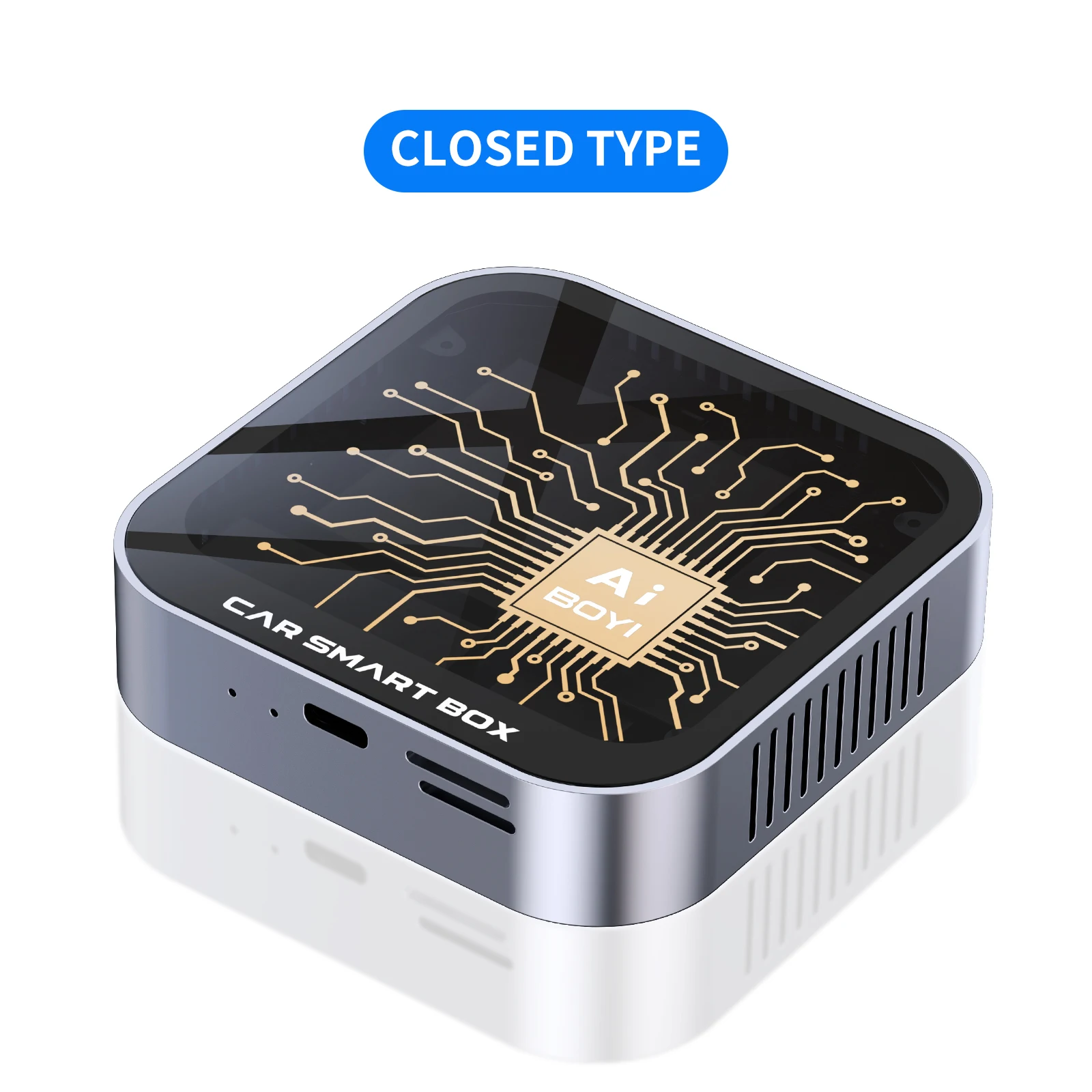 BOYI Universal Ai box Car Play Metal Portable Qualcomm 2+32G Core wireless carplay For Iphone and Android Auto AI BOX Adapter