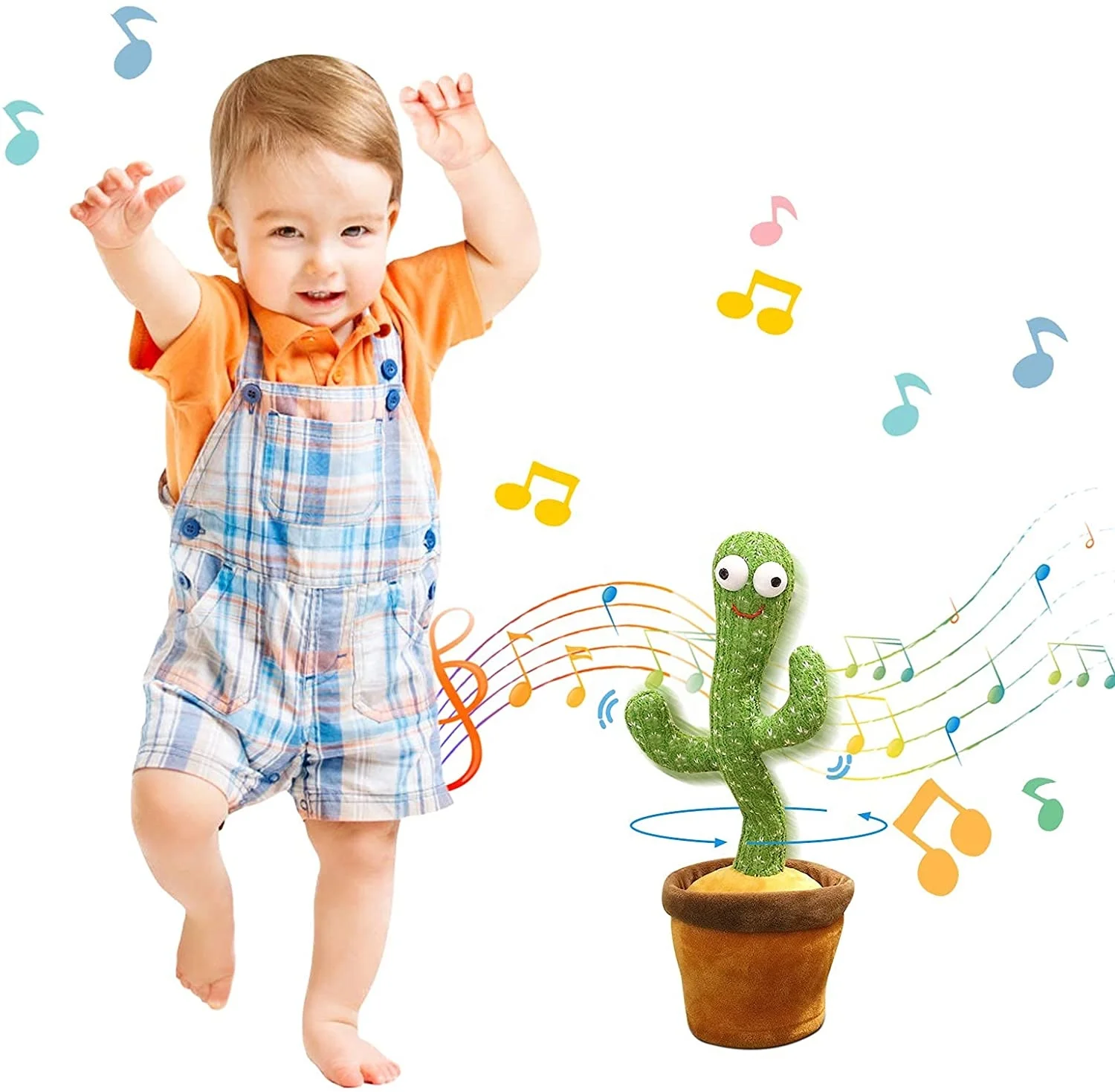 2021 hot sale toys baby High-quality Swing singing cactus toy shark dancing tanzender kaktus talking for kids